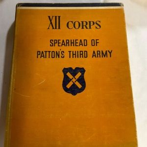 XII Corps Spearhead of Patton Third Army 1947 hardcopy book